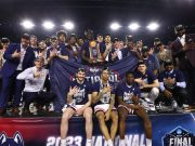 UConn regresa a casa con la victoria venciendo a San Diego State en el campeonato nacional de baloncesto