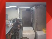Sospechoso quedó captado en cámara mientras robaba un restaurante de East Haven