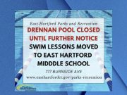 Cierre temporal de piscina en East Hartford debido a inconvenientes técnicos