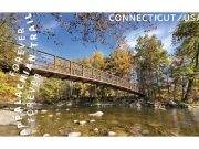 USPS lanza sellos Forever del Sendero de los Apalaches con un icónico puente en Connecticut