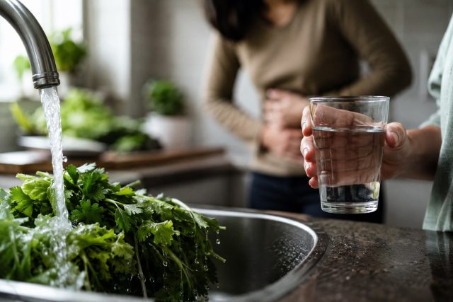 agua diarrea