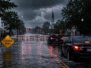 Fuertes lluvias provocan inundaciones, cierres de carreteras y apagones en Connecticut