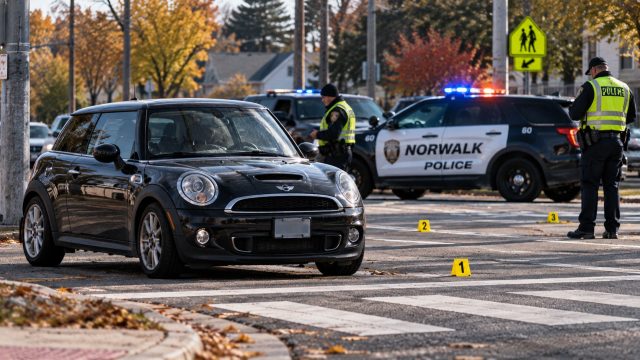 Autumn Intersection Police Investigation