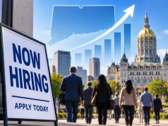 Connecticut alcanza récord de empleo mientras la tasa de desempleo se mantiene en 5.1%
